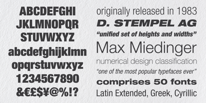 Neue Helvetica Paneuropean Font Poster 3